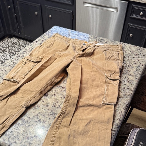 Carhartt Men's Khaki Cargo Pants - Picture 1 of 3